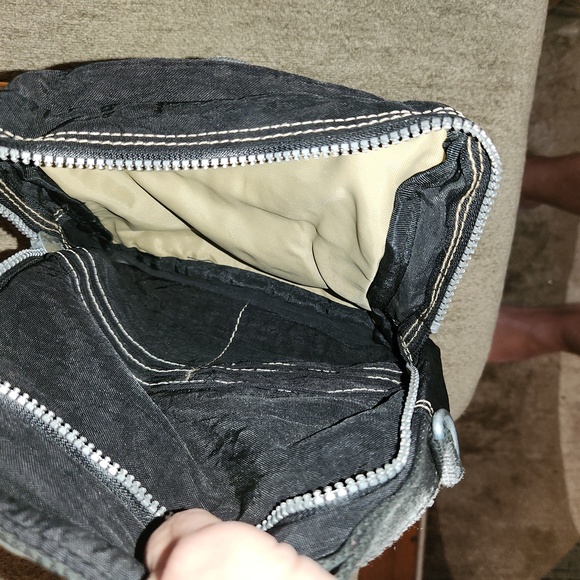 Vintage Kipling Black Crossbody Or Backpack Bag - Picture 3 of 3